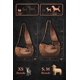 thumbnail image 4 of Mochila portabebés para perros NOAH & PAW, ajustable, de piel vegana, 2,2 a 8 kg, 4 of 9