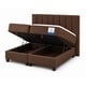 thumbnail image 1 of Cama Baúl 2 Plazas con Respaldo + Colchón Marron, 1 of 2