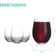 thumbnail image 2 of Copa De Vino Sin Tallo Roja Y Blanca 540 Ml Juego De 6, 2 of 7