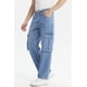 thumbnail image 2 of Jeans Hombre Cargo Calce Recto Azul Claro, 2 of 4