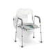 thumbnail image 1 of Asiento de inodoro elevado Xilingol con asas y respaldo de 160 kg, 1 of 3