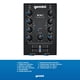 thumbnail image 2 of Mezclador De Dj Portátil Gemini Mm1 De 2 Canales Con Conectores Rca Y Micrófono, 2 of 6