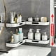 thumbnail image 2 of 1pc Rotatable Multi-Layer Storage Rack, Floating Shelves Wall Mounted Storage Shelves, Hanging Shower Caddy, Bathroom Organizer, Shower Caddy Bathroom Organizer, Wall Mount Shower Organizer, Bathroom, 2 of 4