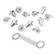 thumbnail image 4 of 12x clavos para zapatos de fútbol, accesorios para zapatos de pista, tornillo de rosca duradero de 5mm de diámetro, clavos para zapatos de fútbol para , 11mm 13mm, 4 of 4