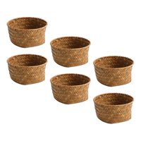 Bothyi - Cesta De Almacenamiento Diy, Contenedores De Almacenamiento Decorativos Para Encimera, Verduras, Mesa, 6 Piezas S