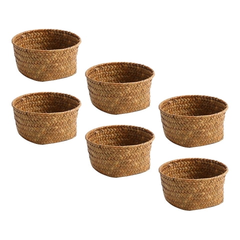 Bothyi - Cesta De Almacenamiento Diy, Contenedores De Almacenamiento Decorativos Para Encimera, Verduras, Mesa, 6 Piezas S