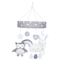 Magideal - Juguete Móvil Para Cuna De Bebé Montessori, Sonajeros Para Recién Nacidos, Campana De Cama Móvil, Juguete Para Niño Y Niña, Niños De 0 + Meses, Regalo Búho