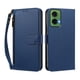 thumbnail image 1 of Funda Tipo Billetera para Motorola Moto G35 5G con Soporte y Bolsillo con Cierre Azul profundo, 1 of 1