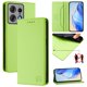thumbnail image 1 of Funda Billetera con Soporte para Motorola Edge 50 Pro 5G Bloqueo RFID Plegable Verde claro, 1 of 6
