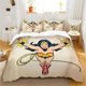 thumbnail image 1 of 3pcs Bedding setbedding cushion cover Wonder Woman Bedding year-round lightweight polyester, 1 of 1