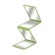 thumbnail image 1 of Espejo De Autocorte Espejo Compacto Plegable Para Bolso De Mano Espejo De Corte De Pelo Para Hombres Y Mujeres Verde, 1 of 5