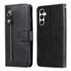 thumbnail image 1 of Funda tipo cartera para Samsung Galaxy A05s con bolsillo con cremallera y ranuras para tarjetas – Función de soporte Negro, 1 of 6
