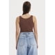 thumbnail image 3 of Polera Mujer Mini Print Texto Café, 3 of 4