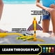 thumbnail image 4 of Juguete lanzador de aviones Stomp Rocket Stunt para niños con 3 aviones, 4 of 7