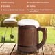 thumbnail image 4 of Cerveza de raíz Beer Stein HOZPROM, 600 ml, hecha a mano de madera con vaso, 4 of 7