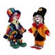 thumbnail image 5 of Porcelana Harlequin Jester Dolls Payaso Divertido Juguete Para Regalo 2pcs Amarillo Verde, 5 of 5