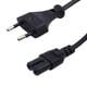 thumbnail image 4 of Cable Adaptador De Corriente De 1 Pie Eu Macho A IEC320 C7 10A Corto Para Computadora Portátil PC, 4 of 5