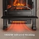 thumbnail image 3 of Chimenea eléctrica TURBRO Suburbs de 20" con calefactor infrarrojo de 1400 W, 3 of 9