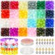 thumbnail image 1 of Kit de Cuentas Sistenia de 8 mm, 700 Piezas, 24 Colores de Cristal, 1 of 3