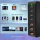 thumbnail image 2 of Cargador USB-C cacacece 200W 7 puertos PD QC3.0 GaN, 2 of 7