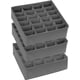 thumbnail image 5 of Organizador para calcetines, artículos sencillos para el hogar, paquete de 3, gris oscuro, 5 of 5