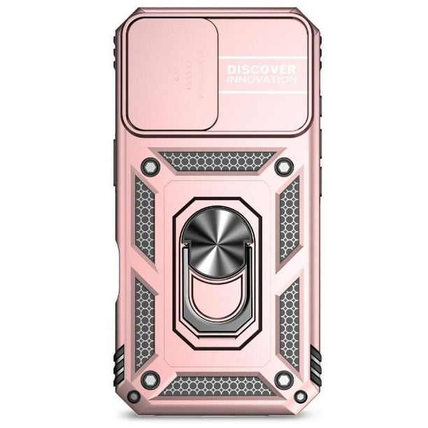 Estuche GANGXUN para iPhone 16 Plus, soporte giratorio 360°, estilo mecánico y magnético