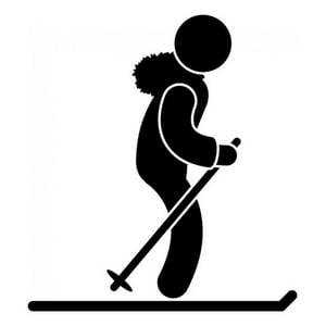 Rienda Libre Graphics - Decomural Skier Skiing Winter Sports Ws-17180