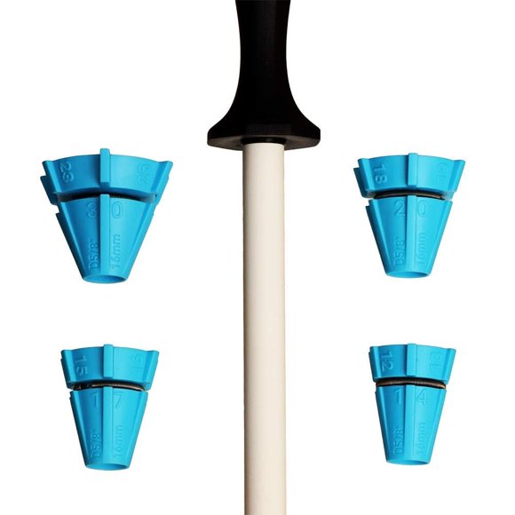 Varilla de Afilado Wedgek HXT Cerámica 28 cm con Guías de Ángulo 1500 Grit