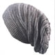 thumbnail image 3 of Striped Knitted Elastic Beanie Soft Loose Skull Cap Breathable Head Scarf Turban Chemo Hats For Women, 3 of 3