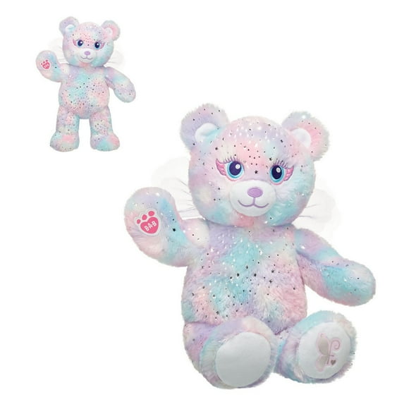Peluche Build a Bear oso hada con alas de tul