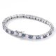 thumbnail image 2 of Pulseras de Tenis de Moissanita de 4 Mm para Mujer y Hombres Color D Claridad VVS1 Pulseras de Tenis para Mujer Pulsera de Cadena para Hombre de Plata Esterlina 925 Joyería 16-23 Cm, 2 of 7