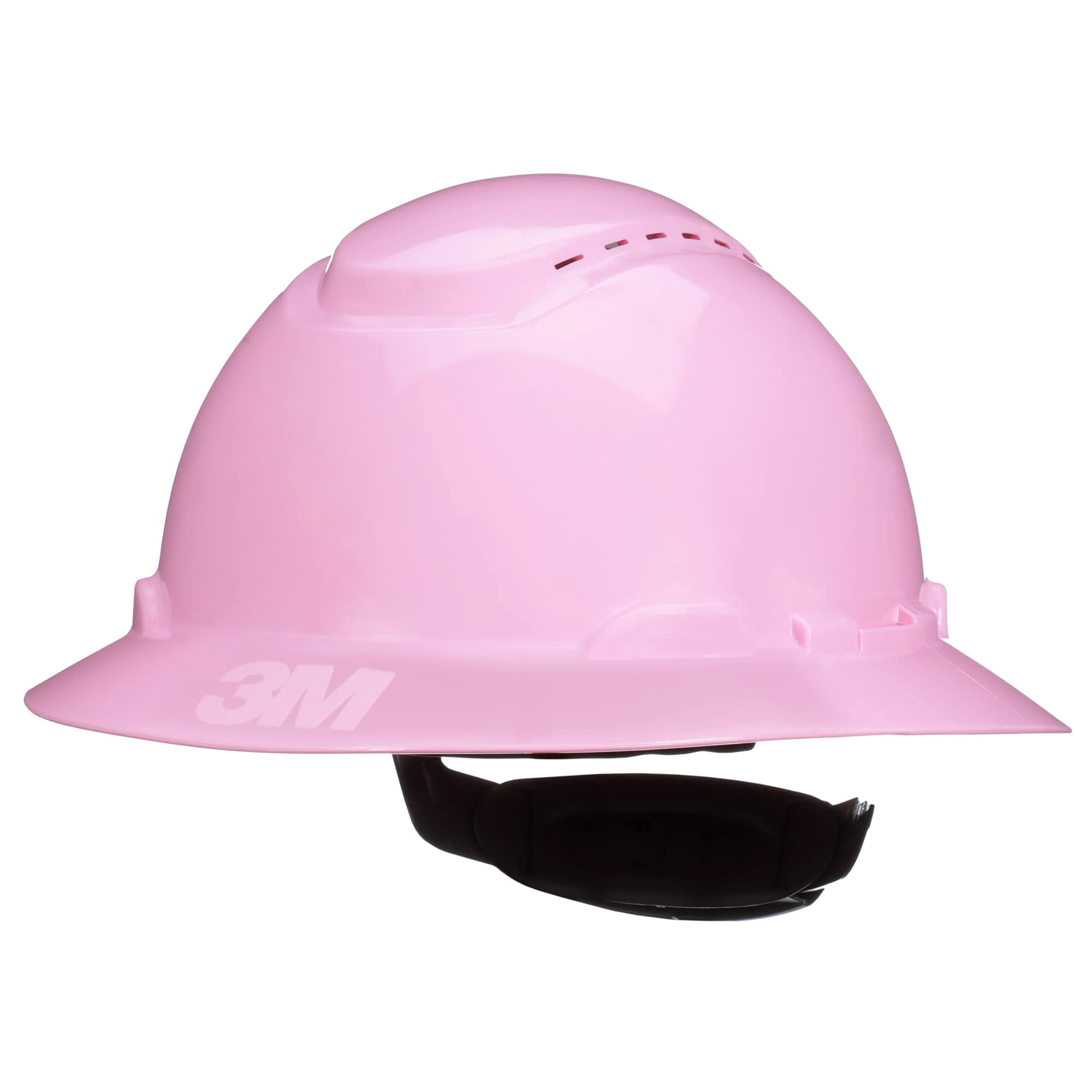 Casco De Seguridad 3m Securefit H-813sfv-uv Rosa Ventilado De Ala Completa