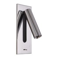 Magideal - Luces De Pared Incrustadas Lámparas De Lectura De Lámparas De Lectura Con Luces De Pared De Iluminación De Pared Para El Interior Del Dormitorio Hotel Gris-Plata