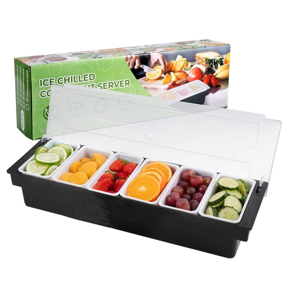 Organizador de Condimentos WICHEMI 50x16x10 cm 6 Compartimentos