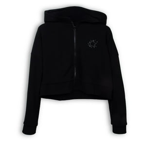 Polerón Niña Negro Pillin