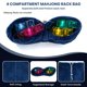 thumbnail image 2 of Bolsa de terciopelo de 57 cm con 4 compartimentos para bandejas de Mahjong Rykovul, 2 of 9