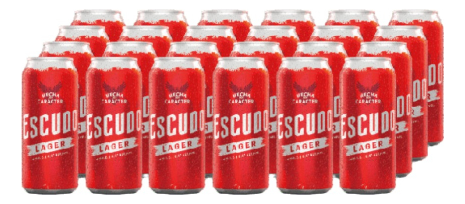 Pack 24 Cervezas Escudo Rojo 470Ml