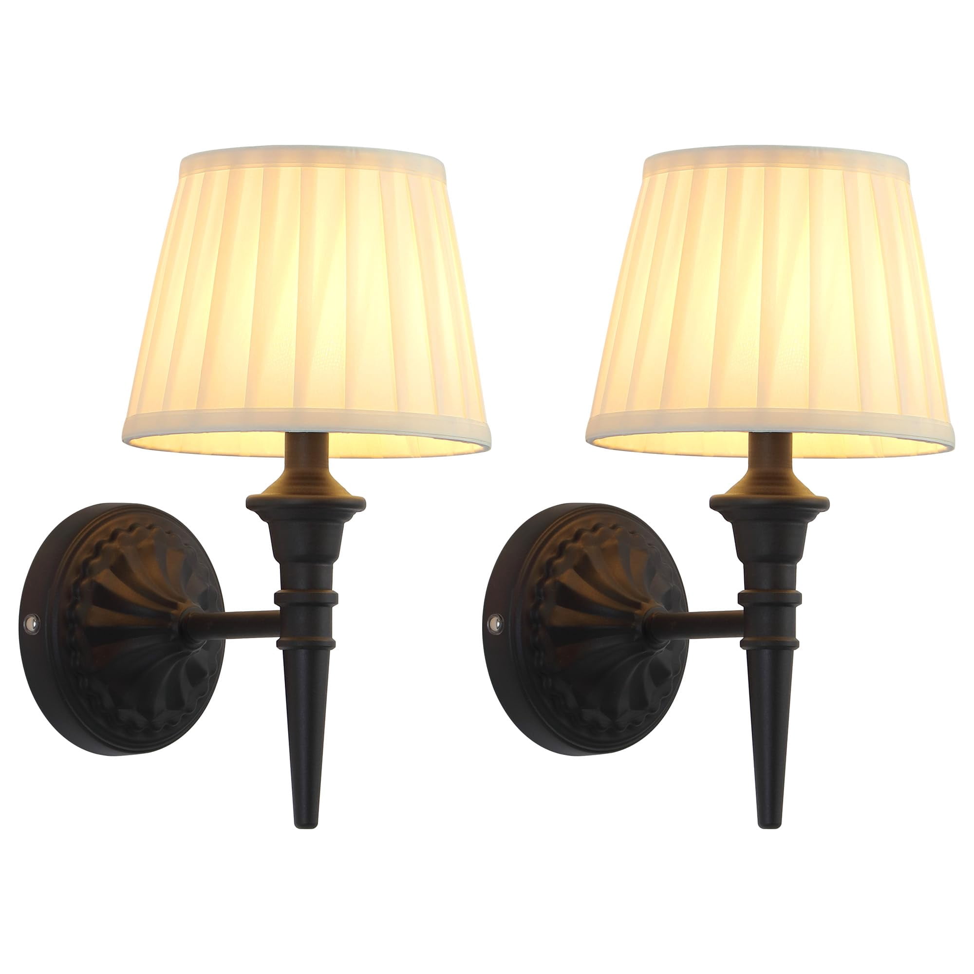 Apliques De Pared Inalámbricos Kdg De Tela Led, Set De 2, 5200 Mah