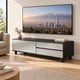 thumbnail image 1 of Rack TV Moderno Gris 2 Cajones 1 Puerta para Living 100x34x38 cm, 1 of 6