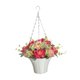 thumbnail image 1 of Flores Colgantes Artificiales Con Maceta De Cadena De Cesta Para Terraza, Patio Al Aire Libre, Estilo E, 1 of 5