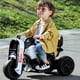 thumbnail image 5 of Moto Electrica Tipo Triciclo Bebés y Niños con Luces Colores negro, 5 of 8