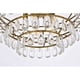 thumbnail image 4 of Lámpara Colgante Elegante Mila 51 cm Hierro Cristal Latón 120V, 4 of 8