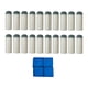 thumbnail image 2 of 20x puntas para tacos de billar antideslizantes, suministros de puntas para tacos de billar, ligeras, fáciles de instalar, puntas para tacos de billar 9mm, 2 of 5