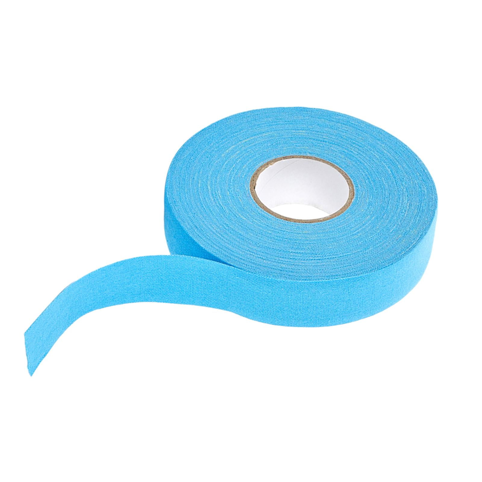 Ioensy - Cinta De Tela Para Hockey Sobre Hielo, Cubierta Protectora Resistente Al Agua, Cintas Para Palos De Hockey De 25m, Color Azul Claro