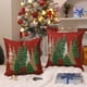 thumbnail image 3 of Cubiertas de almohada de Navidad 18x18 pulgadas Conjunto de 2 almohadas decorativas rojas del árbol de Navidad para la decoración de Navidad de invierno para el sofá del hogar, 3 of 3