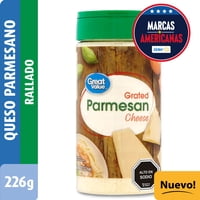 Queso Parmesano Rallado 226 G Great Value