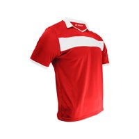 Snix - Polera De Futbol Infantil Zid Rojo Franja Blanca Talla 6