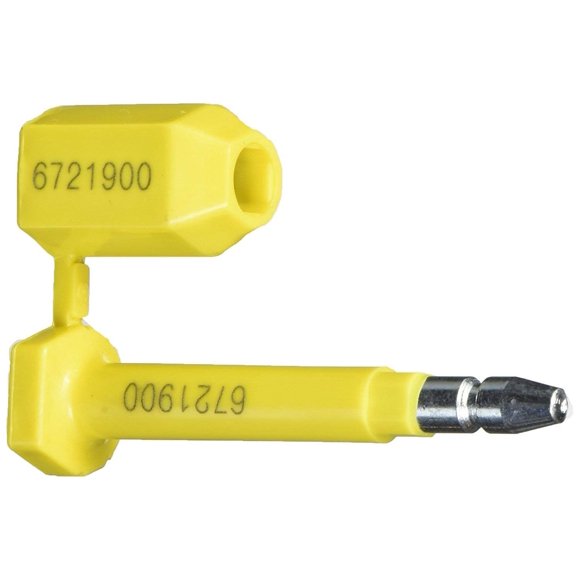 Sello de perno ZWL MS-B7 amarillo, 50 piezas, M8, acero inoxidable