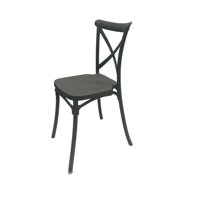 Silla Plástico Apilable Deco Copenhagen Gris Escandinavia