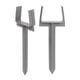 thumbnail image 1 of Canaleta en forma de K Downspout Anchor Amerimax, ligera, de plástico gris, 1 of 4